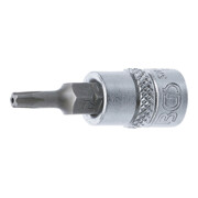 BGS Douille à embouts 6,3 mm (1/4") profil TS (pour Torx Plus) avec perçage TS15