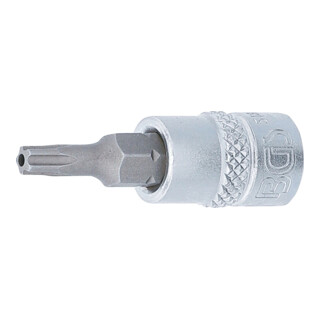BGS Douille à embouts 6,3 mm (1/4") profil TS (pour TX Plus) avec perçage TS20