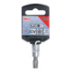 BGS Douille à embouts 6,3 mm (1/4") profil TS (pour TX Plus) avec perçage TS45-3