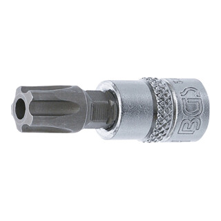 BGS Douille à embouts 6,3 mm (1/4") profil TS (pour TX Plus) avec perçage TS50
