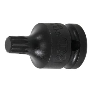 BGS Douille à embouts à choc 12,5 mm (1/2") denture multiple intérieure (pour XZN) M10