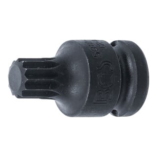 BGS Douille à embouts à choc 12,5 mm (1/2") denture multiple intérieure (pour XZN) M14, 5381-M14