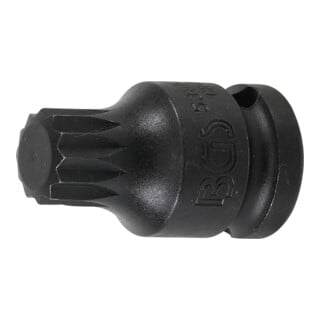 BGS Douille à embouts à choc 12,5 mm (1/2") denture multiple intérieure (pour XZN) M16, 5381-M16