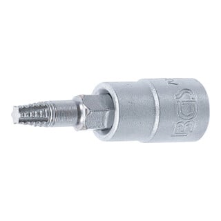 BGS Douille à embouts extracteurs de vis 6,3 mm (1/4") pour profil T (pour TX) défectueux T20
