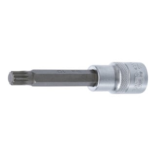 BGS Douille à embouts longueur 100 mm 12,5 mm (1/2") denture multiple intérieure (pour XZN) M10