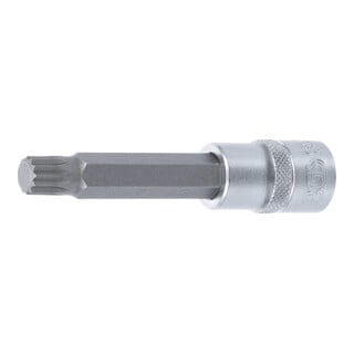 BGS Douille à embouts longueur 100 mm 12,5 mm (1/2") denture multiple intérieure (pour XZN) M12