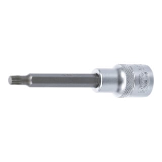 BGS Douille à embouts longueur 100 mm 12,5 mm (1/2") denture multiple intérieure (pour XZN) M6