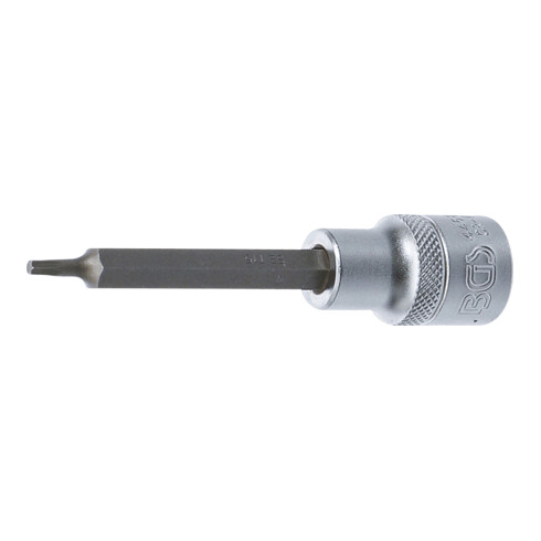 BGS Douille à embouts longueur 100 mm 12,5 mm (1/2") profil T (pour Torx) T15