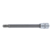 BGS Douille à embouts longueur 100 mm 6,3 mm (1/4") profil T (pour TX) avec perçage T30