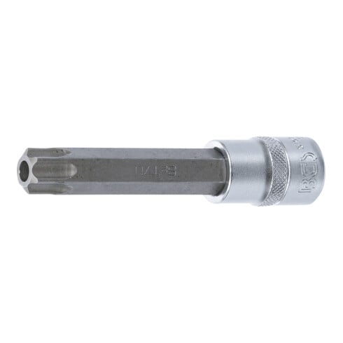 BGS Douille à embouts longueur 110 mm 12,5 mm (1/2") profil T (pour Torx) avec perçage T70