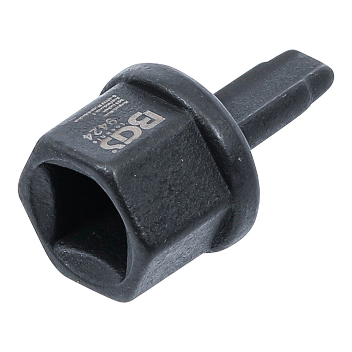 BGS Douille à embouts pour bouchons de vidange d’huile à profil spécial 10 mm (3/8") pour VAG