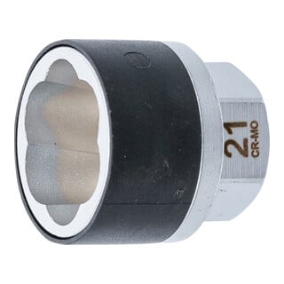 BGS Douille à empreinte spirale / extracteur de vis, entraînement hexagonal extérieur 21 mm, I 21 mm