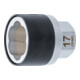 BGS Douille à empreinte spirale / extracteur de vis, entraînement hexagonal externe 17 mm, clé 17 mm-1