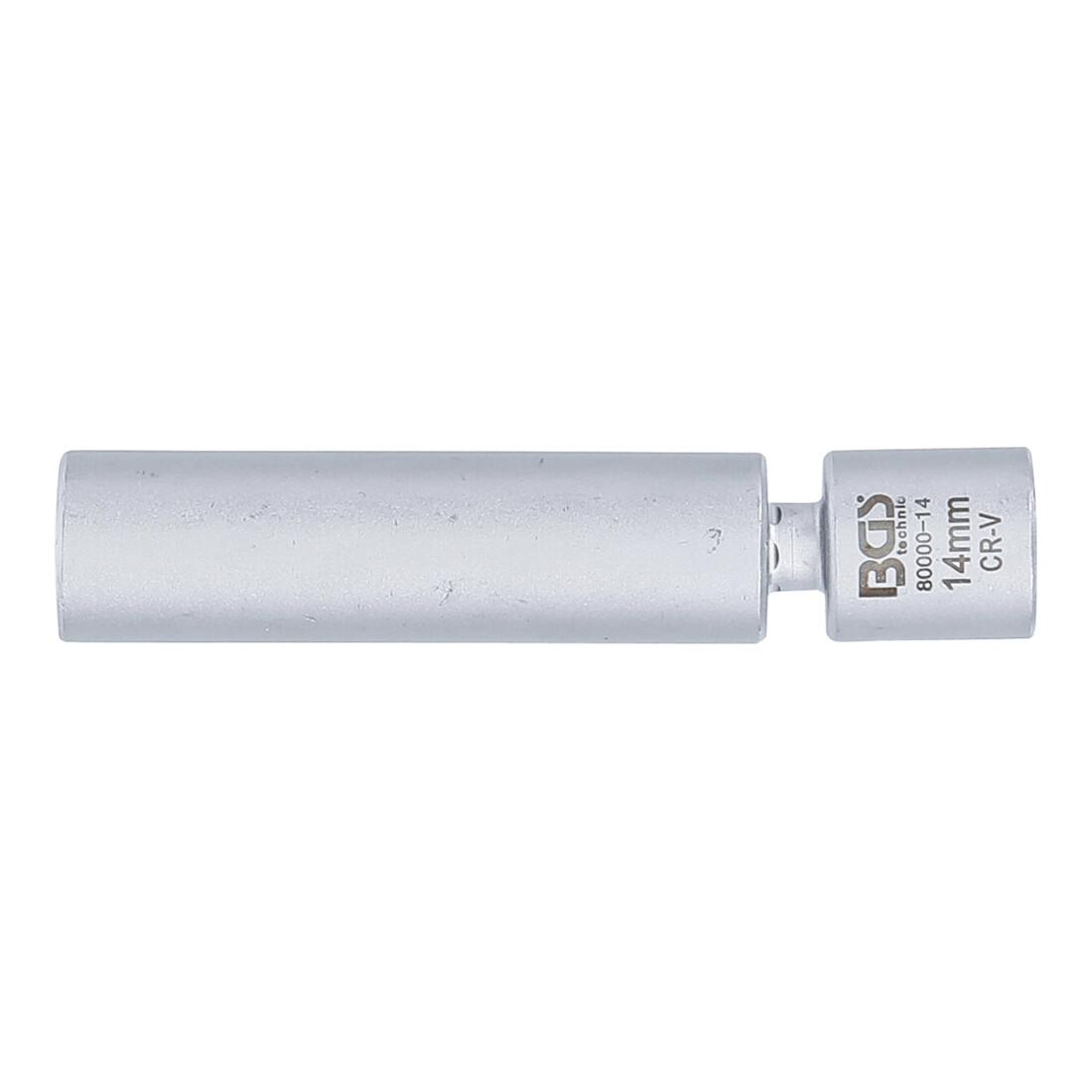 BGS Douille articulée pour bougies de préchauffage et d’allumage, entraînement carré intérieur 10 mm (3/8"), clé 14 mm