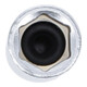 BGS Douille articulée pour bougies de préchauffage et d’allumage, entraînement carré interne 6,3 mm (1/4"), clé 9 mm-2