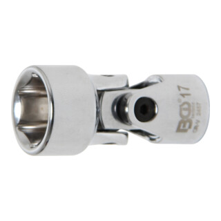 BGS Douille d'articulation à cardans six pans 10 mm (3/8") 17 mm