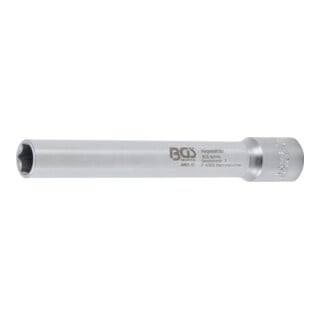 BGS Douille, hexagonale, extra longue transmission par carré femelle 10 mm (3/8") 10 mm