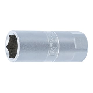 BGS Douille pour bougie d’allumage hexagonale, entraînement carré intérieur 12,5 mm (1/2"), clé 18 mm
