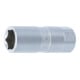BGS Douille pour bougie d’allumage hexagonale, entraînement carré intérieur 12,5 mm (1/2"), clé 18 mm-1