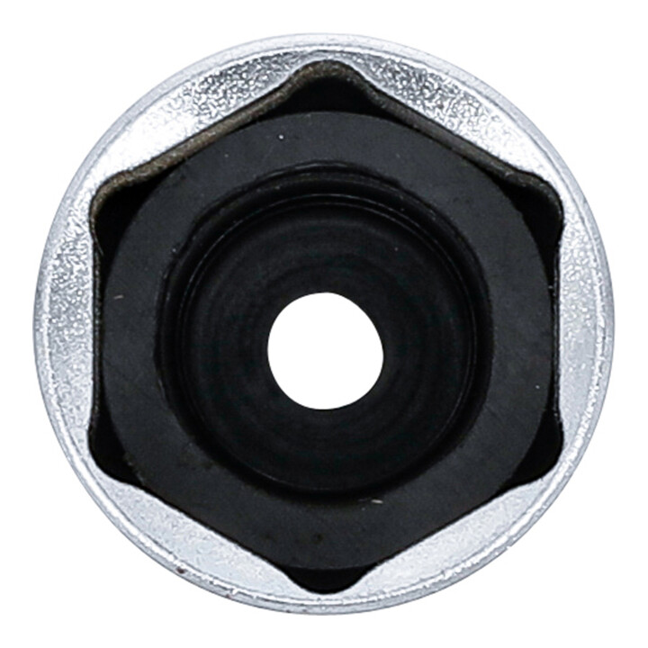 BGS Douille pour bougie d’allumage hexagonale, paroi fine, entraînement carré intérieur 12,5 mm (1/2"), SW 16 mm