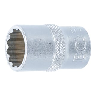 BGS Douille pour clé, douze pans 12,5 mm (1/2") 17 mm