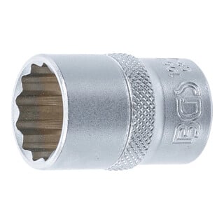 BGS Douille pour clé, douze pans 12,5 mm (1/2") 19 mm