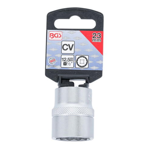 BGS Douille pour clé, douze pans 12,5 mm (1/2") 23 mm