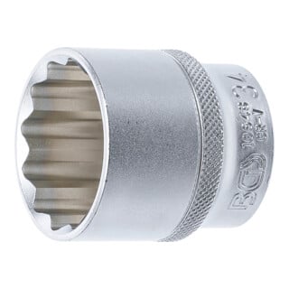 BGS Douille pour clé, douze pans 12,5 mm (1/2") 34 mm