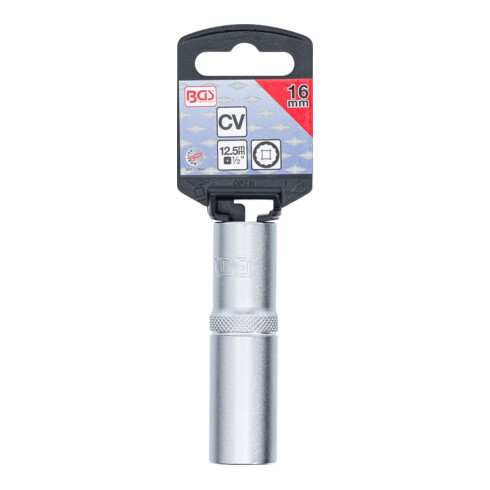 BGS Douille pour clé, douze pans, longue 12,5 mm (1/2") 16 mm