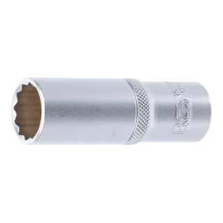 BGS Douille pour clé, douze pans, longue 12,5 mm (1/2") 19 mm
