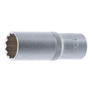 BGS Douille pour clé, douze pans, longue 12,5 mm (1/2") 21 mm