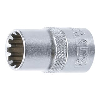 BGS Douille pour clé, Gear Lock 12,5 mm (1/2") 14 mm
