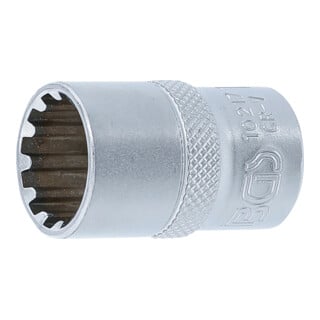 BGS Douille pour clé, Gear Lock 12,5 mm (1/2") 17 mm