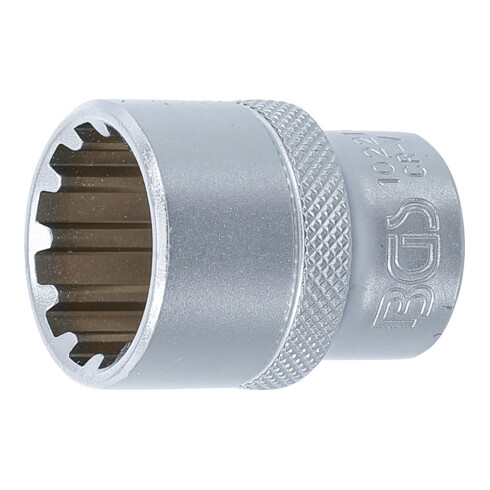 BGS Douille pour clé, Gear Lock 12,5 mm (1/2") 21 mm