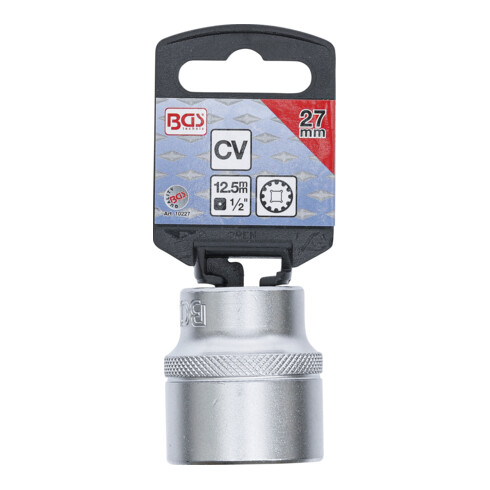 BGS Douille pour clé, Gear Lock 12,5 mm (1/2") 27 mm