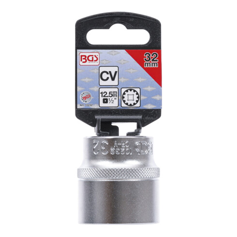 BGS Douille pour clé, Gear Lock 12,5 mm (1/2") 32 mm