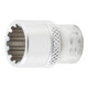 BGS Douille pour clé, Gear Lock 6,3 mm (1/4") 12 mm-1
