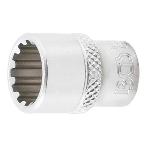 BGS Douille pour clé, Gear Lock 6,3 mm (1/4") 12 mm