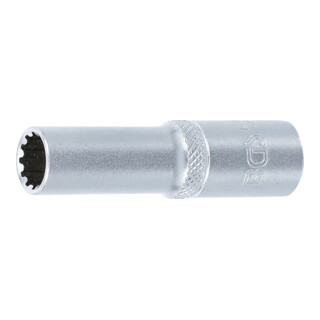 BGS Douille pour clé, Gear Lock, longue 10 mm (3/8") 10 mm