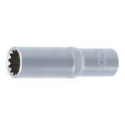 BGS Douille pour clé, Gear Lock, longue 10 mm (3/8") 12 mm