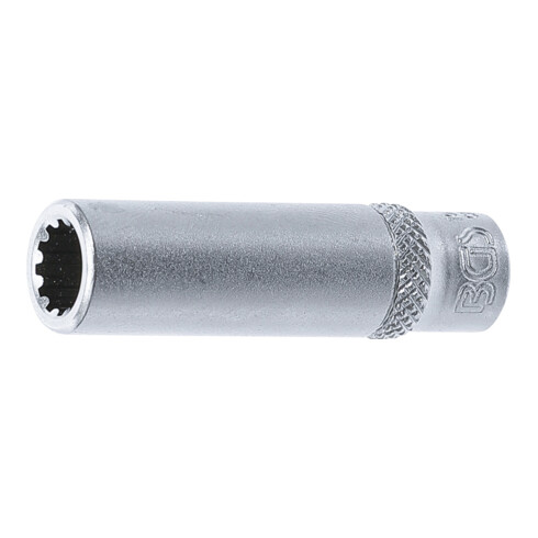 BGS Douille pour clé, Gear Lock, longue 6,3 mm (1/4") 8 mm