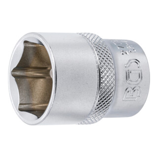 BGS Douille pour clé, six pans 12,5 mm (1/2") 7/8"