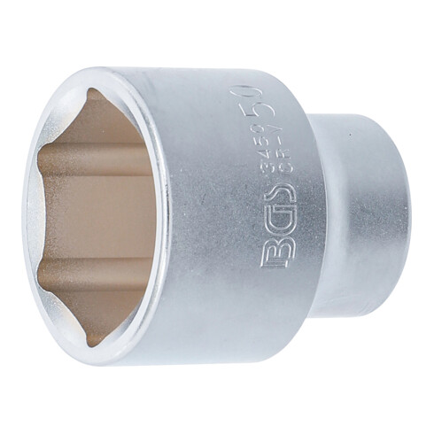 BGS Douille pour clé, six pans 20 mm (3/4") 50 mm
