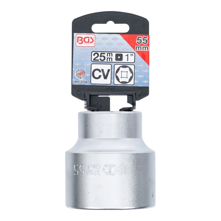 BGS Douille pour clé, six pans 25 mm (1") 55 mm