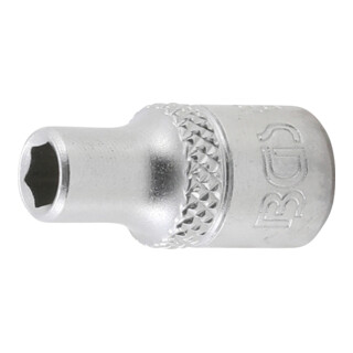 BGS Douille pour clé, six pans 6,3 mm (1/4") 3/16"