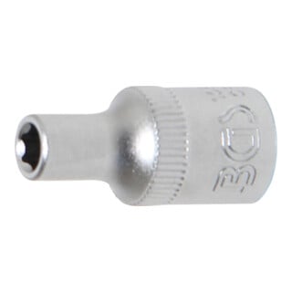 BGS Douille pour clé, six pans 6,3 mm (1/4") 5/32"