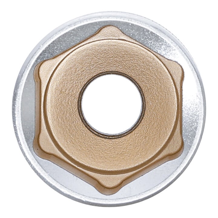 BGS Douille pour clé, six pans, longue 12,5 mm (1/2") 28 mm