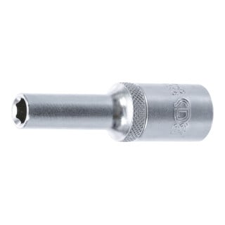 BGS Douille pour clé, six pans, longue 12,5 mm (1/2") 8 mm