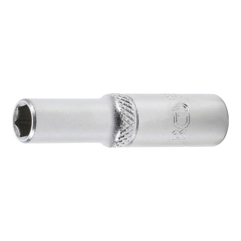BGS Douille pour clé, six pans, longue 6,3 mm (1/4") 1/4"