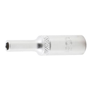 BGS Douille pour clé, six pans, longue 6,3 mm (1/4") 4 mm